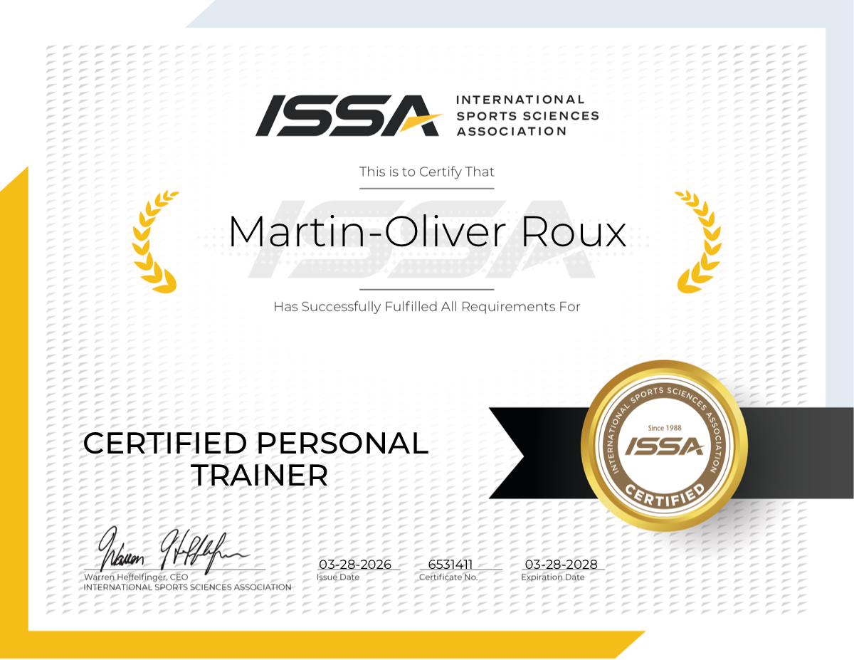 ISSA Personal Trainer Certificate